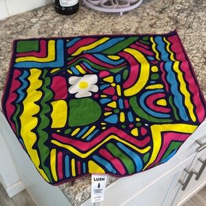 Lush Multicolor Geometric Scarf